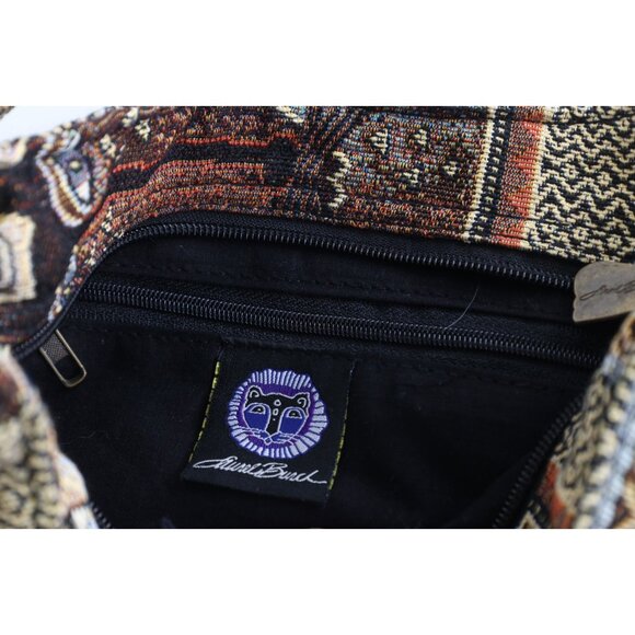 Vtg 90s Y2K Streetwear Abstract Cat Kitten Needlepoint Purse Hand Bag Babydoll - Picture 10 of 10